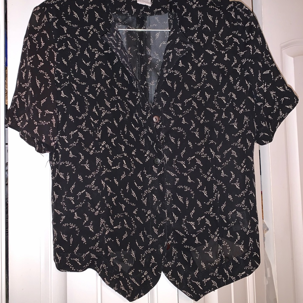 Vintage Petite button up top